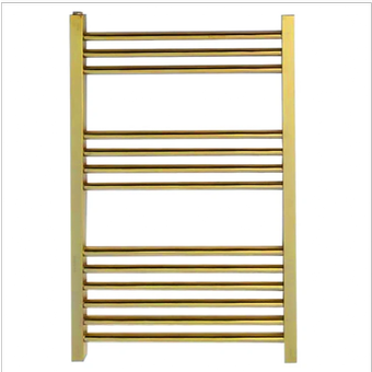 حوله خشک کن رویال استیل مدل لوله ای طلایی براق 75 سانتی متری