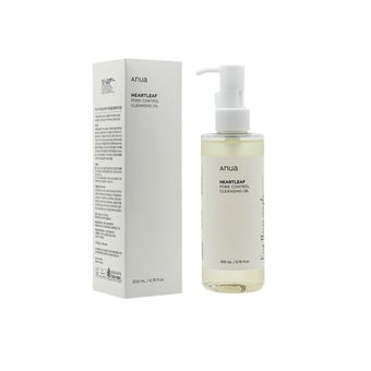شوینده صورت روغنی ANUA آنوا کلینسینگ اویل CLEANSING OIL هارت لیف 200 میل