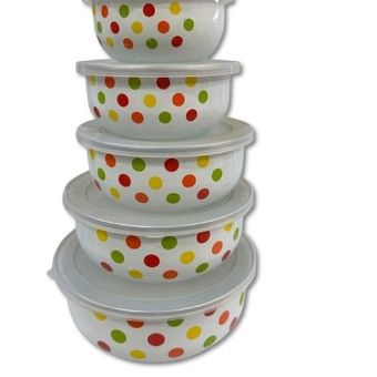 ظروف پنج تیکه فریزری  طرح اسمارتیز کد 226