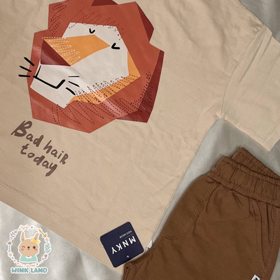 تیشرت شلوارک شیر