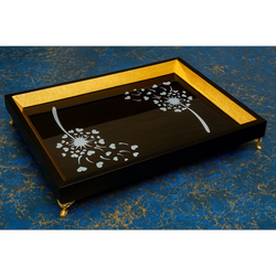 سینی پایه دار طرح قاصدک لوکس