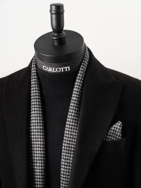 شالگردن و پوشت پشمی چهارخانه s228