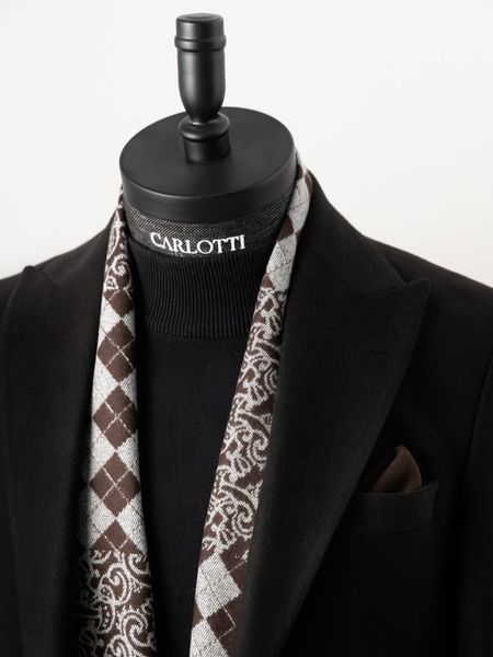 شالگردن موهر ترک و پوشت دو رنگ کدs224