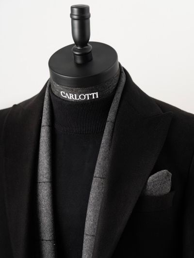 شالگردن و پوشت پشمی چهارخانه s228