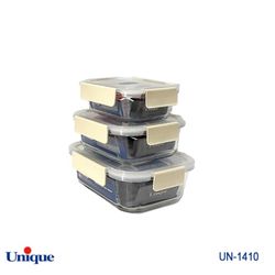 ظروف فریزری 3 تیکه یونیک کرم