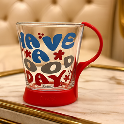 1دست 6 عددی لیوان دسته رنگی 270میل اوشن Oceania