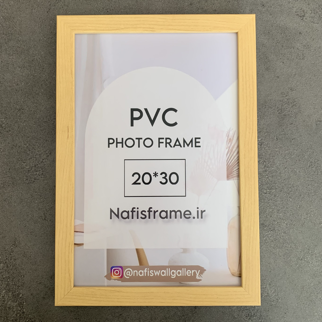 قاب دو سانت ساده طرح چوب روس