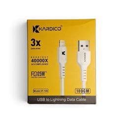 کابل شارژر  کاردیکو USB به لایتنینگ مدل IP-100