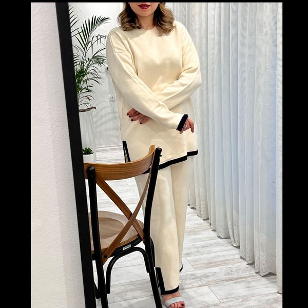 ست بلوزشلوار بغل چاکدار