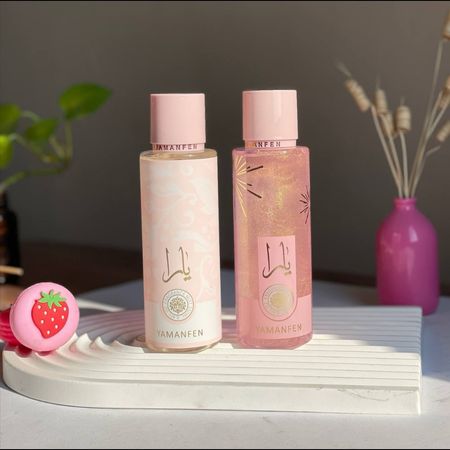 بادی اسپلش yamanfen رایحه یارا صورتی اورجینال