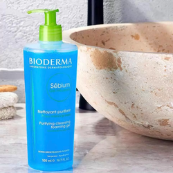 ژل شستشوی صورت بایودرما (بیودرما) Bioderma مدل Sebium حجم 500 میلی لیتر