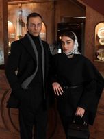 پالتو 6 دکمه یقه بلیزر جیب پالتویی مشکی o100