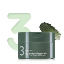 بالم و ماسک پاک کننده آرایش و منافذ چای سبز و زغال شماره 3 نامبوزین
