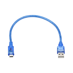 کابل تبدیل USB-A به USB Type-C شیلد دار 30 سانتی متر