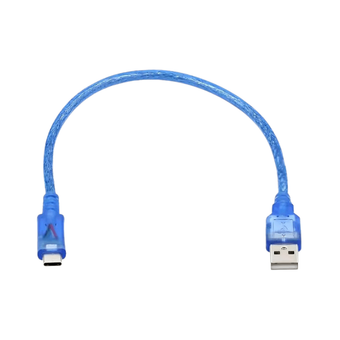 کابل تبدیل USB-A به USB Type-C شیلد دار 30 سانتی متر