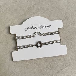 دستبند استیل ست ماه و خورشید(جفت)