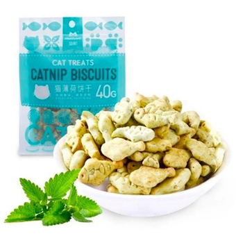 بیسکویت کتنیپ دار طرح ماهی 40 گرمی