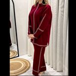 ست بلوزشلوار خط دار