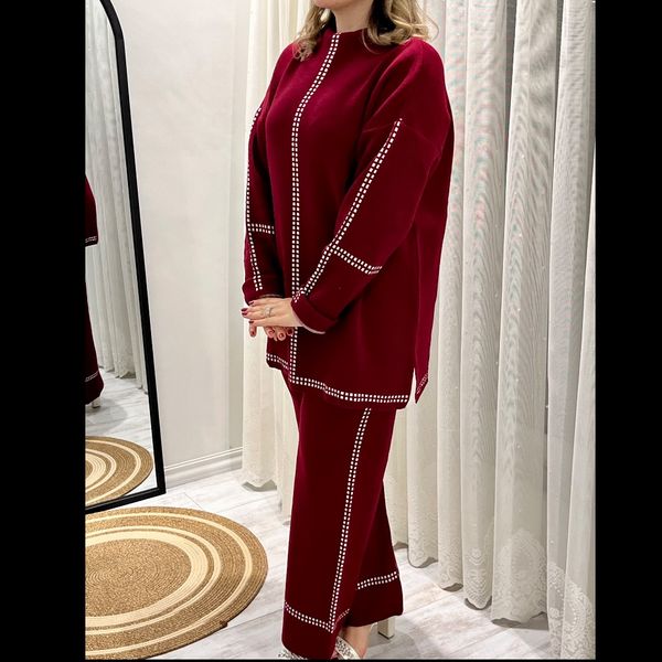 ست بلوزشلوار خط دار