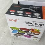 ظروف درب دار استیل 5 تکه