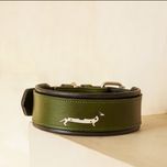 قلاده چرم طبیعی مدل LEDA