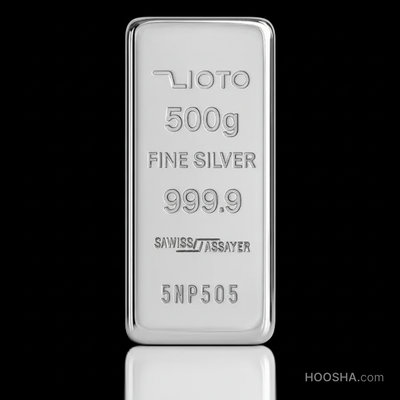 شمش نقره 500 گرمی زیوتو