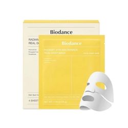 ماسک ورقه ای زرد بایودنس Biodance حاوی نیاسینامید