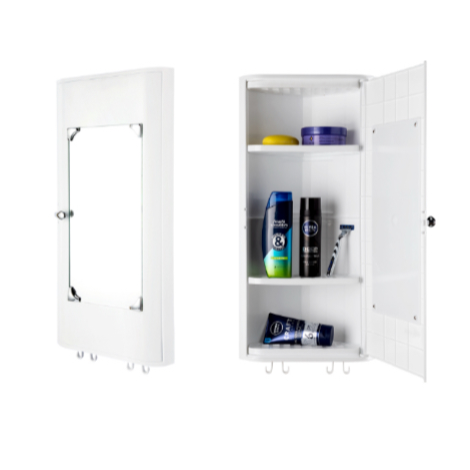 شامپو باکس کنج حمام(آینه دار)