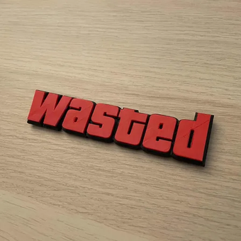 استند دکوری طرح WASTED GTAV
