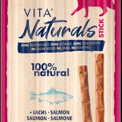 تشویقی گربه ویتاکرفت Vitakraft Vita Naturals Stick با طعم سالمون (Salmon) – 20 گرم (4 عددی)