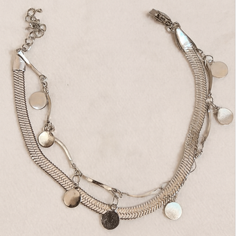 دستبند دولاین پولکی