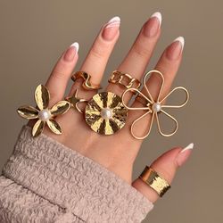 پک انگشتر گل درشت