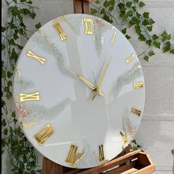 ساعت دیواری طرح ستایش مدرن و دستساز