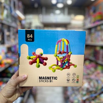 میله و مهره مگنتی 84 قطعه