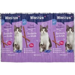 تشویقی مدادی  گربه وینستون Winston Feine Würstchen با طعم ماهی سفید و پلایس 1 عددی