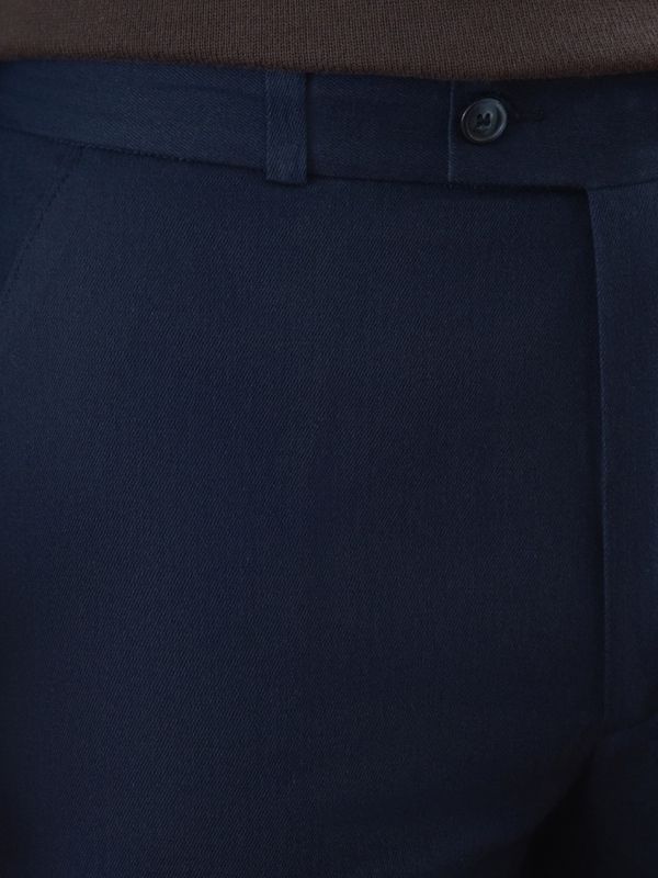 شلوار کتان سرمه ای کد p292