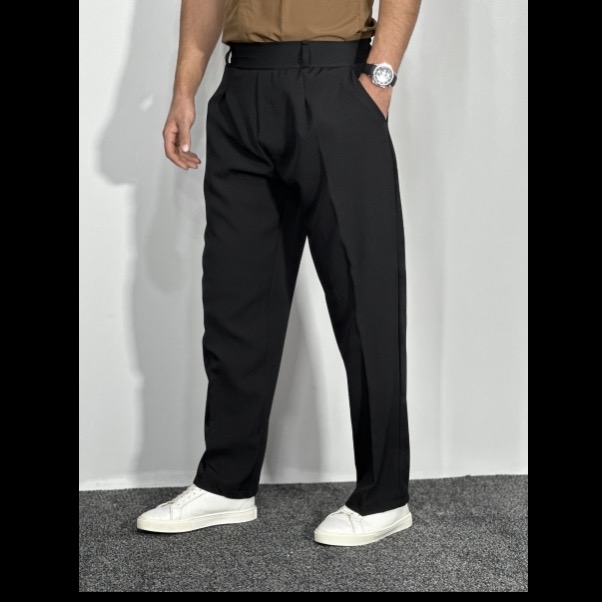 شلوار نیم بگ پارچه مارزاتی