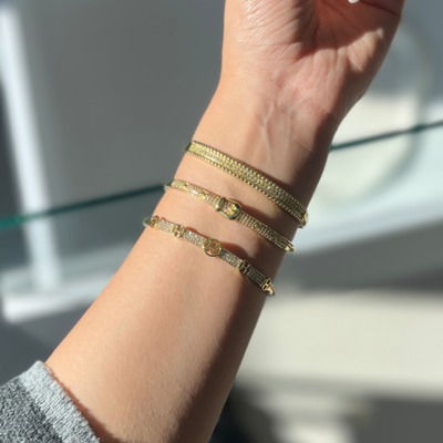 بنگل استیل مدل قفلی