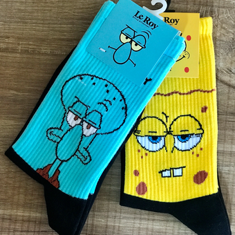 جوراب انیمیشنی کف مشکی کد 203