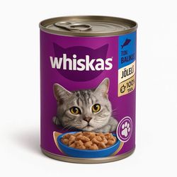 غذای کنسروی گربه ویسکاس با طعم ماهی تن در ژله – Whiskas Tuna in Jelly