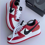 Nike - Airforce Ambush کتونی نایک مدل ایرفورس امبوش سفید قرمز