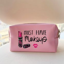 کیف آرایش‌صورتی