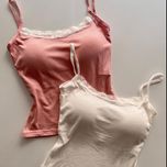 کراپ تاپ نرم و لطیف کبریتی یقه تور