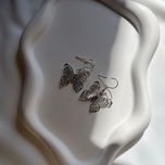 گوشواره پروانه ای سیلور