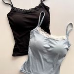 کراپ تاپ نرم و لطیف کبریتی یقه تور