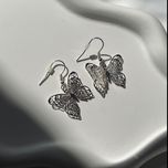 گوشواره پروانه ای سیلور