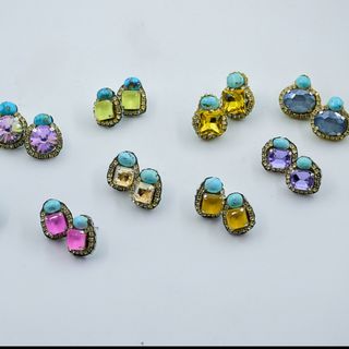 گوشواره فیروزه مینی