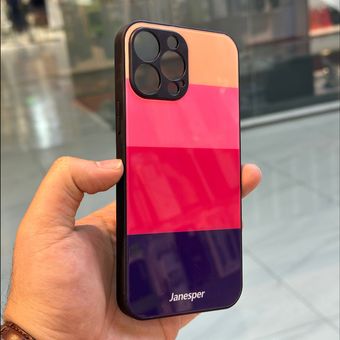 قاب پشت گلس طرح دار مناسب iphone 13 pro max