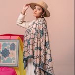 روسری طرح اسلیمی سبز