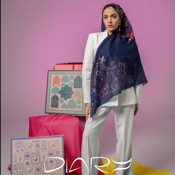 روسری طرح چهارگل